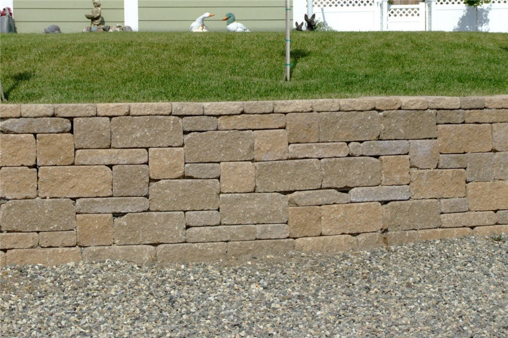 Formal Stone Wall