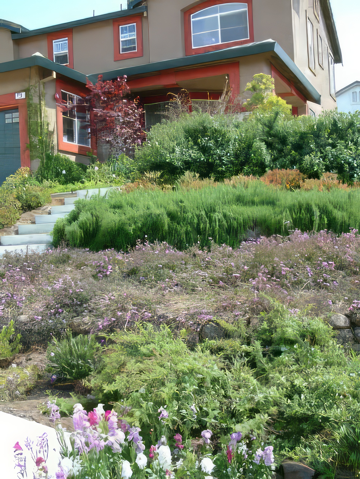 Layered Planting Hillside