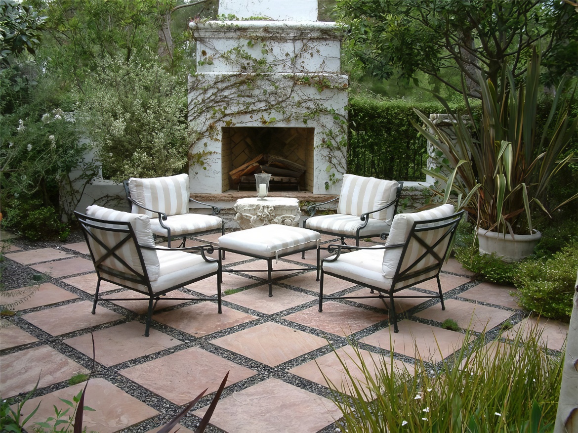 Cal Greek Outdoor Fireplace