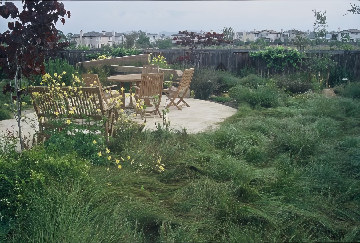 Patio in the Grass