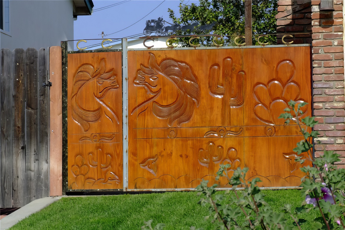 Southwest Carved Gate